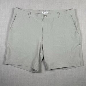 Peter Millar Shorts Mens 40 Gray 8" Salem Classic Fit Performance Golf Stretch